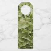 グリーンアナベルアジサイ結婚花 ボトルネックタグ (裏面)