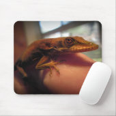 グリーンアノールリザード マウスパッド (マウス)