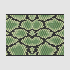 グリーンアフリカ野生動物ヘビ動物プリントパターン 薄葉紙