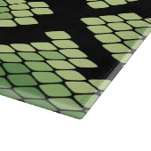 グリーンアフリカ野生生物のヘビアニマルプリントパターン カッティングボード (角)