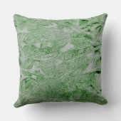グリーンアブストラクト クッション (裏面)