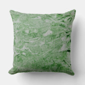 グリーンアブストラクト クッション (正面)