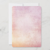 グリーンアボカドの水彩パターン誕生日招待状 招待状 (裏面)