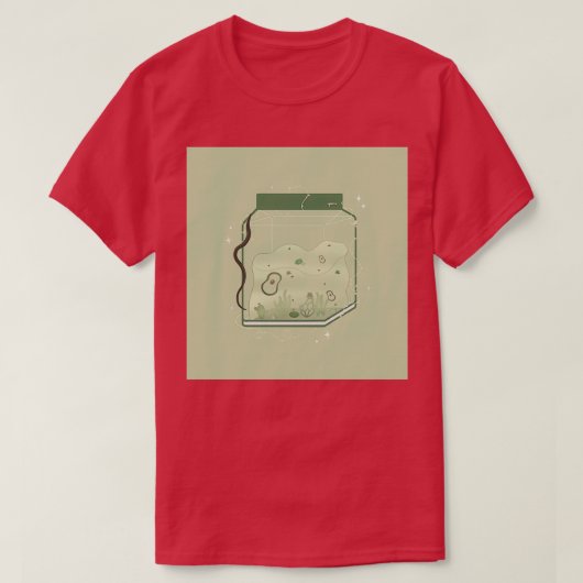 グリーンアボカドミルクテラリウム Tシャツ (デザイン正面)