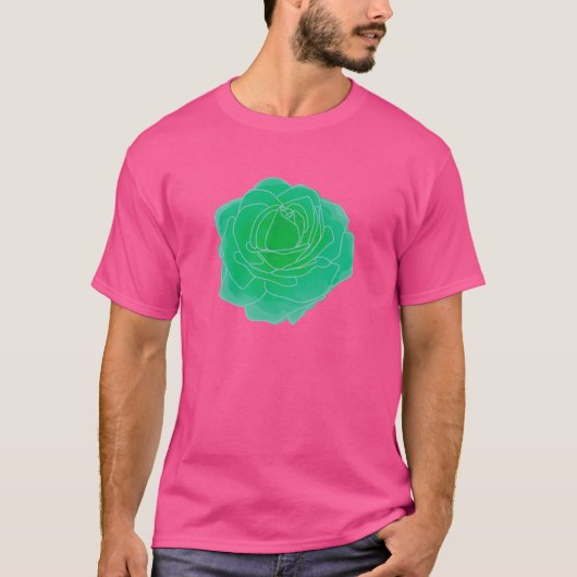 グリーンアポップ・アートのートバラ Tシャツ (正面)