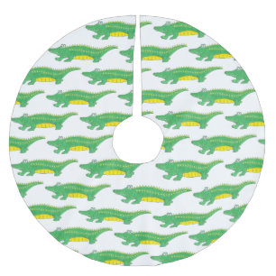 グリーンアリゲータークロコダニワゲーター動物 ブラッシュドポリエステルツリースカート