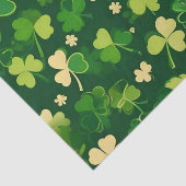 グリーンアンドイエローセントパトリックの日シャムロック 薄葉紙 (詳細)