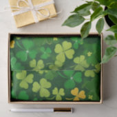 グリーンアンドイエローセントパトリックの日シャムロック 薄葉紙 (ギフト)