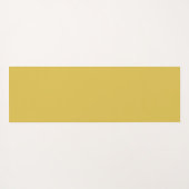 グリーンアンドイエローボホスタイルパーソナライズされた猫好き ヨガマット (裏面(横))