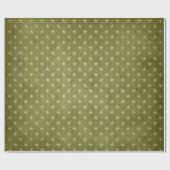 グリーンアンドクラフトレトロクリスマス ラッピングペーパー (フラット)