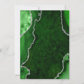 グリーンアンドシルバーゲート大理石婚約パーティ 招待状 (裏面)