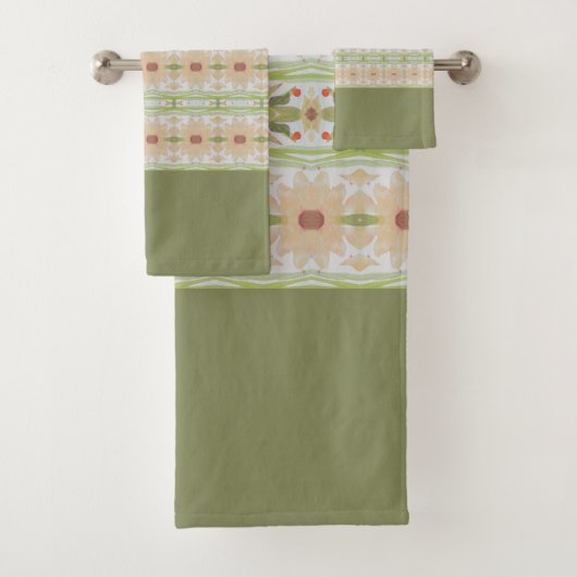 グリーンアンドソフトピーチ バスタオルセット (インサイチュ)