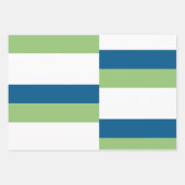 グリーンアンドブルーゴルフテーマ ラッピングペーパーシート (正面)