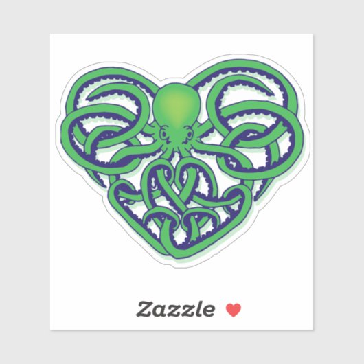 グリーンアンドブルートライバルタコタトゥーデザインデカール シール (シート)