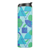 グリーンアンドブルーバウハウススタイル タンブラー (回転左)