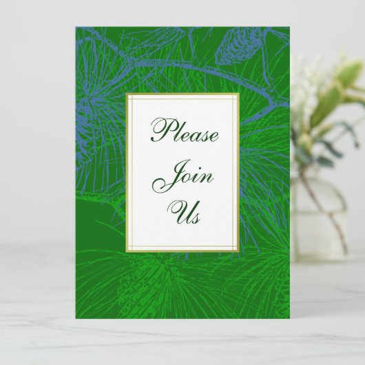 グリーンアンドブルーパインカスタムズ招待状 招待状 (スタンド正面)