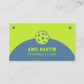 グリーンアンドブルーピックボールインストラクター 名刺 (正面)