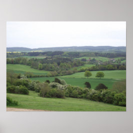 グリーンアンドプレザントランドプリント ポスター