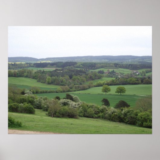 グリーンアンドプレザントランドプリント ポスター (正面)