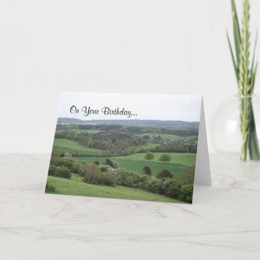 グリーンアンドプレザントランド誕生日カード カード (正面)