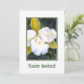 グリーンアンドホワイトカトレヤオーキズ招待状 招待状 (スタンド正面)