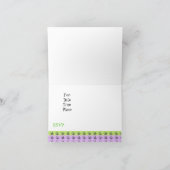 グリーンアンドマウーブグラス招待状 招待状 (内部)