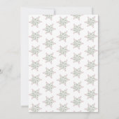 グリーンアンドレッドアルパカフリースNavidad シーズンカード (裏面)