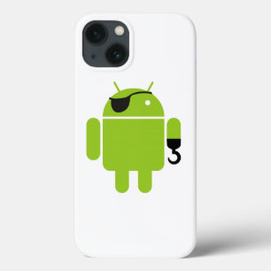 グリーンアンドロイドロボット海賊版 iPhone 13ケース