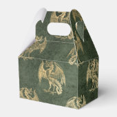 グリーンアンド金ゴールドヴィンテージドラゴン フェイバーボックス (裏面サイド)