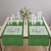 グリーンアンブジャ本能の連結 ショートテーブルランナー