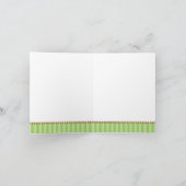 グリーンアンブレラノートカードに登場するジャングル動物 サンキューカード (内部)