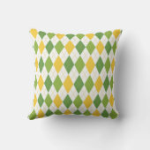 グリーンアーガイル- Happy St. Patrick's Day クッション (裏面)