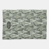 グリーンアースのクリスマスパターン#6 ID1009 キッチンタオル (横)