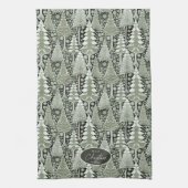 グリーンアースのクリスマスパターン#6 ID1009 キッチンタオル (縦)