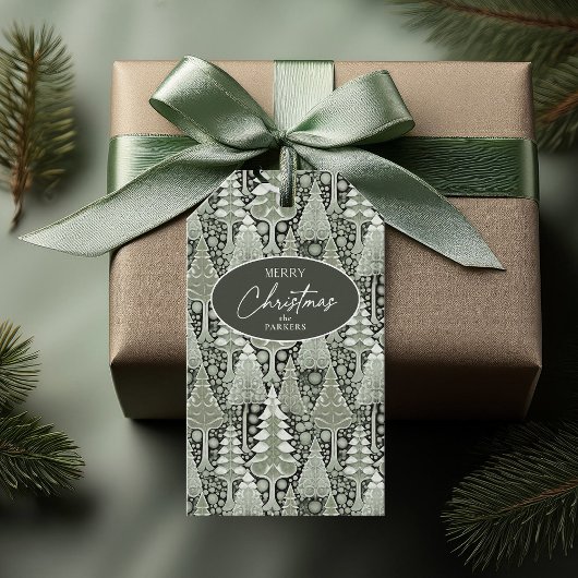 グリーンアースのクリスマスパターン#6 ID1009 ギフトタグ