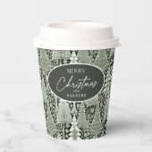グリーンアースのクリスマスパターン#6 ID1009 紙コップ (裏面)