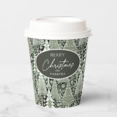 グリーンアースのクリスマスパターン#6 ID1009 紙コップ (正面)