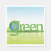 グリーンアース世界 スタンダードランチョンナプキン (正面)