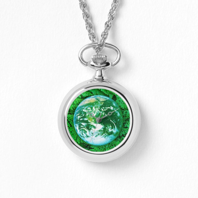 グリーンアース – エコ認識度 腕時計 (正面)