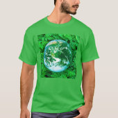 グリーンアース – エコ認識度 Tシャツ (正面)