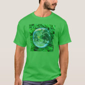 グリーンアース – エコ認識度 Tシャツ (正面)