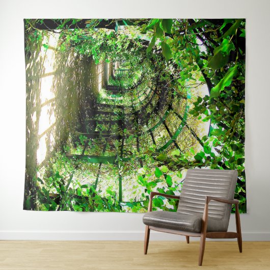 グリーンアーチウェイ写真用背景タペストリー タペストリー (インサイチュ(横))