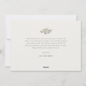 グリーンアーチ モダンスクリプト フォト クリスマス (裏面)