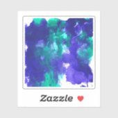 グリーンアートとパープルアート シール (シート)