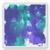 グリーンアートとパープルアート シール (正面)