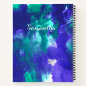 グリーンアートとパープルアート ノートブック (裏面)