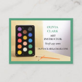 グリーンアート先生講師アートクラス 名刺 (正面)