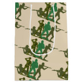 グリーンアーミーアクションマン ミディアムペーパーバッグ (裏面)