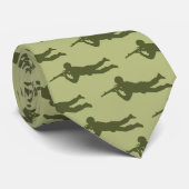 グリーンアーミースナイパーポーズ ネクタイ (ロール)