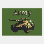 グリーンアーミータンク、ラッピング紙シート ラッピングペーパーシート (正面2)